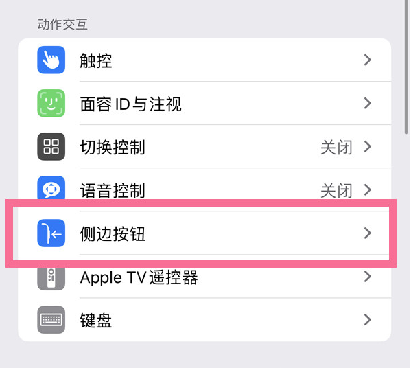 隆子苹果14维修店分享iPhone14 Plus侧键双击下载功能关闭方法 