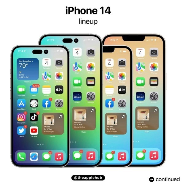 隆子苹果14维修分享iPhone 14全家福 