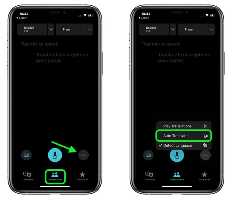 隆子苹果手机维修分享iOS 15 “翻译” App 新改进 