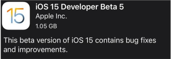 隆子苹果手机维修分享如何升级到iOS15.0 beta5 