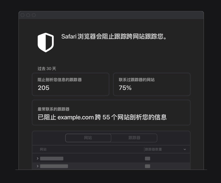 隆子苹果手机维修分享如何在 Safari 浏览器中查看和打开隐私报告 